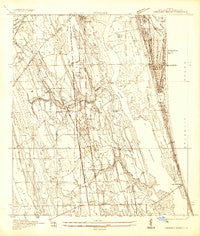 Crescent Beach Florida Historical topographic map, 1:24000 scale, 7.5 X 7.5 Minute, Year 1937