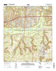 Crestview South Florida Current topographic map, 1:24000 scale, 7.5 X 7.5 Minute, Year 2015