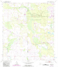 Crewsville Florida Historical topographic map, 1:24000 scale, 7.5 X 7.5 Minute, Year 1953