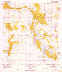 Crewsville Florida Historical topographic map, 1:24000 scale, 7.5 X 7.5 Minute, Year 1953