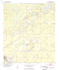 Cross City East Florida Historical topographic map, 1:24000 scale, 7.5 X 7.5 Minute, Year 1954