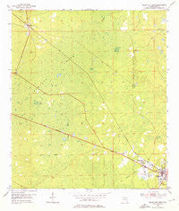Cross City West Florida Historical topographic map, 1:24000 scale, 7.5 X 7.5 Minute, Year 1954