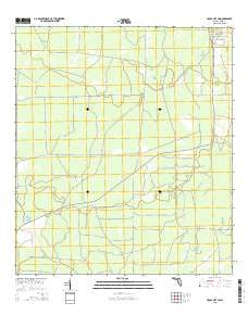 Cross City SW Florida Current topographic map, 1:24000 scale, 7.5 X 7.5 Minute, Year 2015