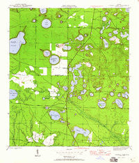 Crystal Lake Florida Historical topographic map, 1:24000 scale, 7.5 X 7.5 Minute, Year 1945