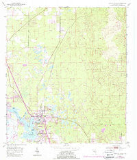 Crystal River Florida Historical topographic map, 1:24000 scale, 7.5 X 7.5 Minute, Year 1954