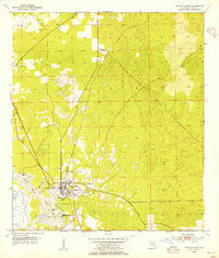 Crystal River Florida Historical topographic map, 1:24000 scale, 7.5 X 7.5 Minute, Year 1954