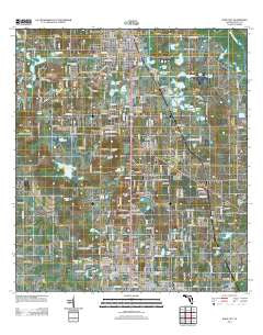 Dade City Florida Historical topographic map, 1:24000 scale, 7.5 X 7.5 Minute, Year 2012