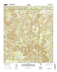 Darlington Florida Current topographic map, 1:24000 scale, 7.5 X 7.5 Minute, Year 2015