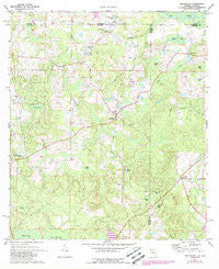 Darlington Florida Historical topographic map, 1:24000 scale, 7.5 X 7.5 Minute, Year 1973