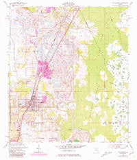 Davenport Florida Historical topographic map, 1:24000 scale, 7.5 X 7.5 Minute, Year 1953