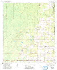 Day Florida Historical topographic map, 1:24000 scale, 7.5 X 7.5 Minute, Year 1954