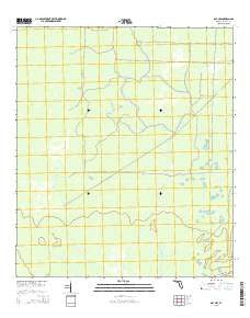 Day NW Florida Current topographic map, 1:24000 scale, 7.5 X 7.5 Minute, Year 2015