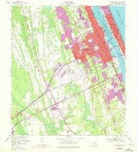 Daytona Beach Florida Historical topographic map, 1:24000 scale, 7.5 X 7.5 Minute, Year 1952