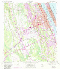 Daytona Beach Florida Historical topographic map, 1:24000 scale, 7.5 X 7.5 Minute, Year 1952