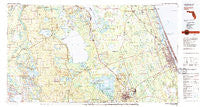 Daytona Beach Florida Historical topographic map, 1:100000 scale, 30 X 60 Minute, Year 1978