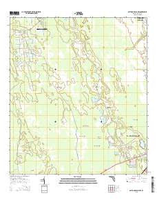 Daytona Beach NW Florida Current topographic map, 1:24000 scale, 7.5 X 7.5 Minute, Year 2015
