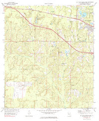 De Funiak Springs West Florida Historical topographic map, 1:24000 scale, 7.5 X 7.5 Minute, Year 1973
