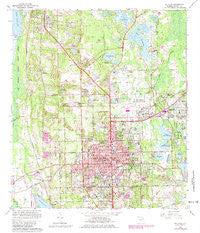De Land Florida Historical topographic map, 1:24000 scale, 7.5 X 7.5 Minute, Year 1964
