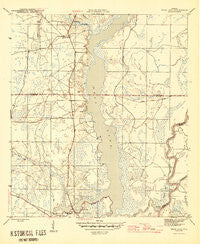 Dead Lake Florida Historical topographic map, 1:31680 scale, 7.5 X 7.5 Minute, Year 1945