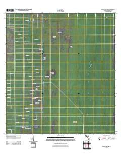 Deep Lake SW Florida Historical topographic map, 1:24000 scale, 7.5 X 7.5 Minute, Year 2012