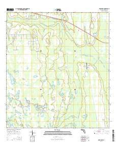 Deer Park Florida Current topographic map, 1:24000 scale, 7.5 X 7.5 Minute, Year 2015