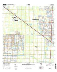 Delta Florida Current topographic map, 1:24000 scale, 7.5 X 7.5 Minute, Year 2015