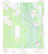 Delta Florida Historical topographic map, 1:24000 scale, 7.5 X 7.5 Minute, Year 1945