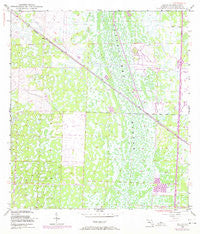 Delta Florida Historical topographic map, 1:24000 scale, 7.5 X 7.5 Minute, Year 1945