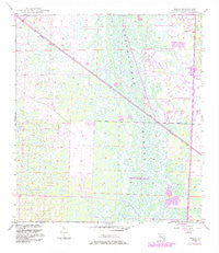 Delta Florida Historical topographic map, 1:24000 scale, 7.5 X 7.5 Minute, Year 1945