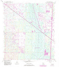 Delta Florida Historical topographic map, 1:24000 scale, 7.5 X 7.5 Minute, Year 1945