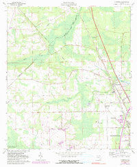 Dinsmore Florida Historical topographic map, 1:24000 scale, 7.5 X 7.5 Minute, Year 1964