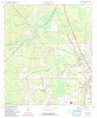 Dinsmore Florida Historical topographic map, 1:24000 scale, 7.5 X 7.5 Minute, Year 1964