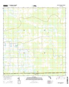 Doctors Hammock Florida Current topographic map, 1:24000 scale, 7.5 X 7.5 Minute, Year 2015