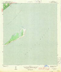 Dog Island Florida Historical topographic map, 1:31680 scale, 7.5 X 7.5 Minute, Year 1943