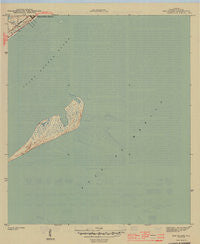 Dog Island Florida Historical topographic map, 1:31680 scale, 7.5 X 7.5 Minute, Year 1943