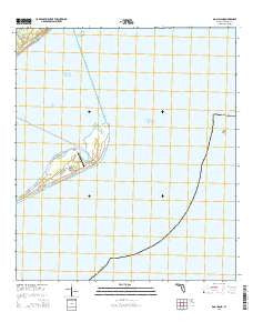 Dog Island Florida Current topographic map, 1:24000 scale, 7.5 X 7.5 Minute, Year 2015