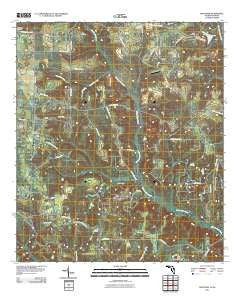 Dogtown Florida Historical topographic map, 1:24000 scale, 7.5 X 7.5 Minute, Year 2011