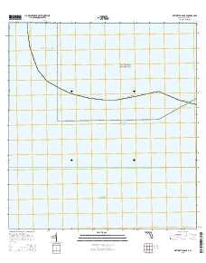 Dry Tortugas OE S Florida Current topographic map, 1:24000 scale, 7.5 X 7.5 Minute, Year 2015