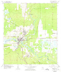 Dunnellon Florida Historical topographic map, 1:24000 scale, 7.5 X 7.5 Minute, Year 1954