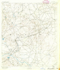 Dunnellon Florida Historical topographic map, 1:62500 scale, 15 X 15 Minute, Year 1892