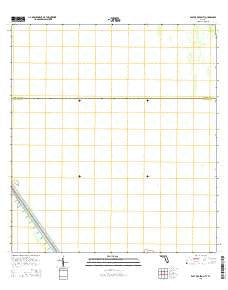 East of Deem City Florida Current topographic map, 1:24000 scale, 7.5 X 7.5 Minute, Year 2015