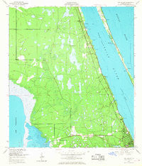 Eau Gallie Florida Historical topographic map, 1:24000 scale, 7.5 X 7.5 Minute, Year 1949