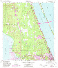 Eau Gallie Florida Historical topographic map, 1:24000 scale, 7.5 X 7.5 Minute, Year 1949