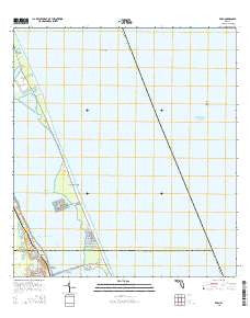 Eden Florida Current topographic map, 1:24000 scale, 7.5 X 7.5 Minute, Year 2015