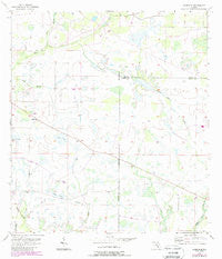 Edgeville Florida Historical topographic map, 1:24000 scale, 7.5 X 7.5 Minute, Year 1956