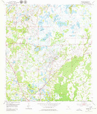 Ehren Florida Historical topographic map, 1:24000 scale, 7.5 X 7.5 Minute, Year 1954