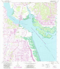 El Jobean Florida Historical topographic map, 1:24000 scale, 7.5 X 7.5 Minute, Year 1957