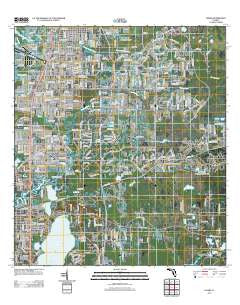 Elfers Florida Historical topographic map, 1:24000 scale, 7.5 X 7.5 Minute, Year 2012