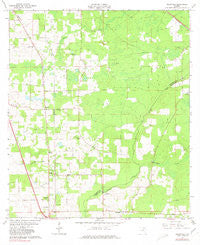 Ellisville Florida Historical topographic map, 1:24000 scale, 7.5 X 7.5 Minute, Year 1963
