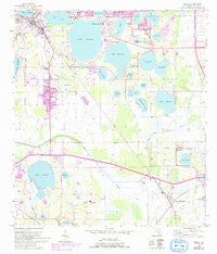 Eloise Florida Historical topographic map, 1:24000 scale, 7.5 X 7.5 Minute, Year 1955
